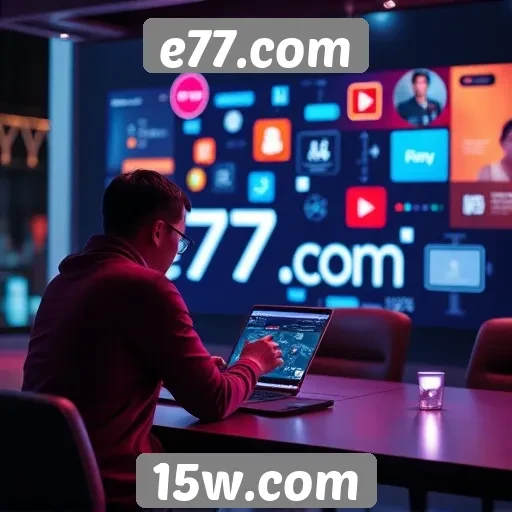 Plataforma de e77.com apresenta recursos interativos